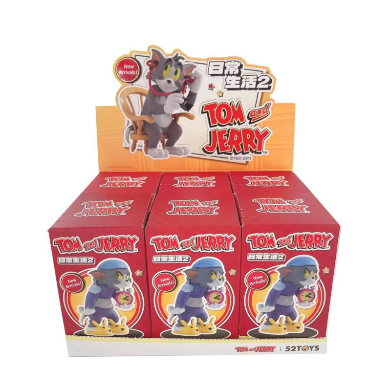 Mô hình đồ chơi Blind box Tom and Jerry Daily Life 2 Series (Cuộc Sống Thường Nhật Của Tom and Jerry) 52TOYS