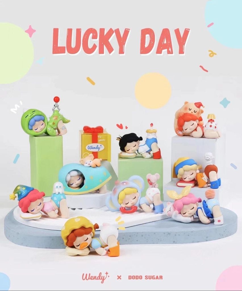 Mô hình đồ chơi Blind box Wendy Lucky Day Series (Ngày May Mắn Của Wendy) - DODO SUGAR 