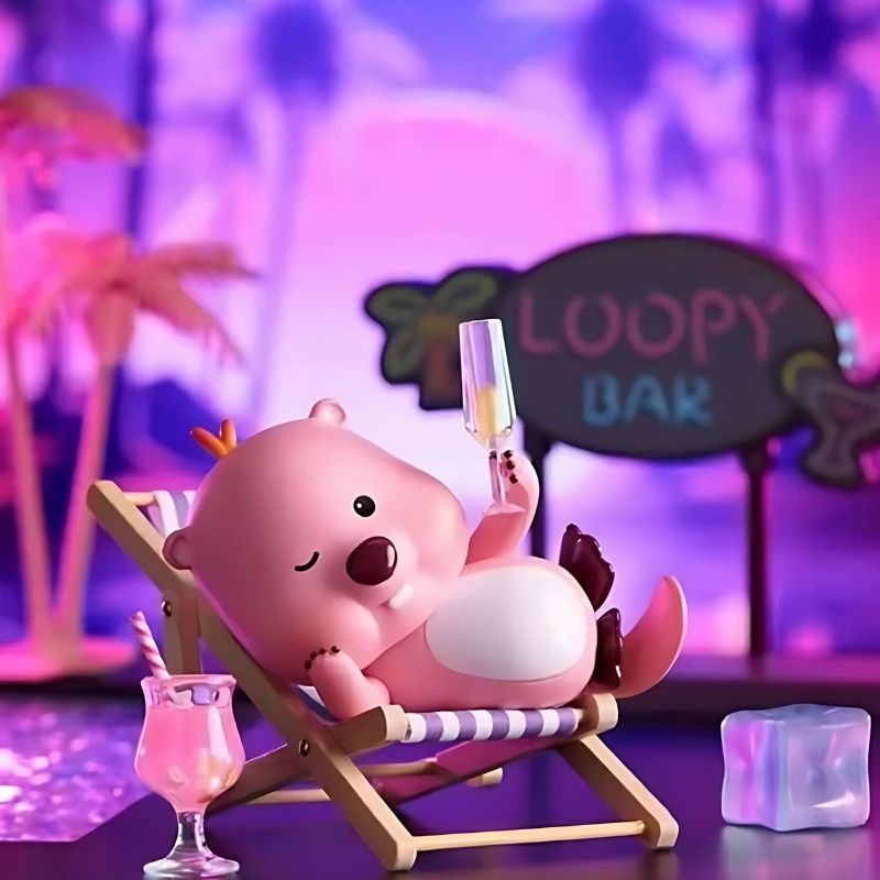 Mô hình đồ chơi Blind box Zanmang Loopy Series Neon Road MINISO