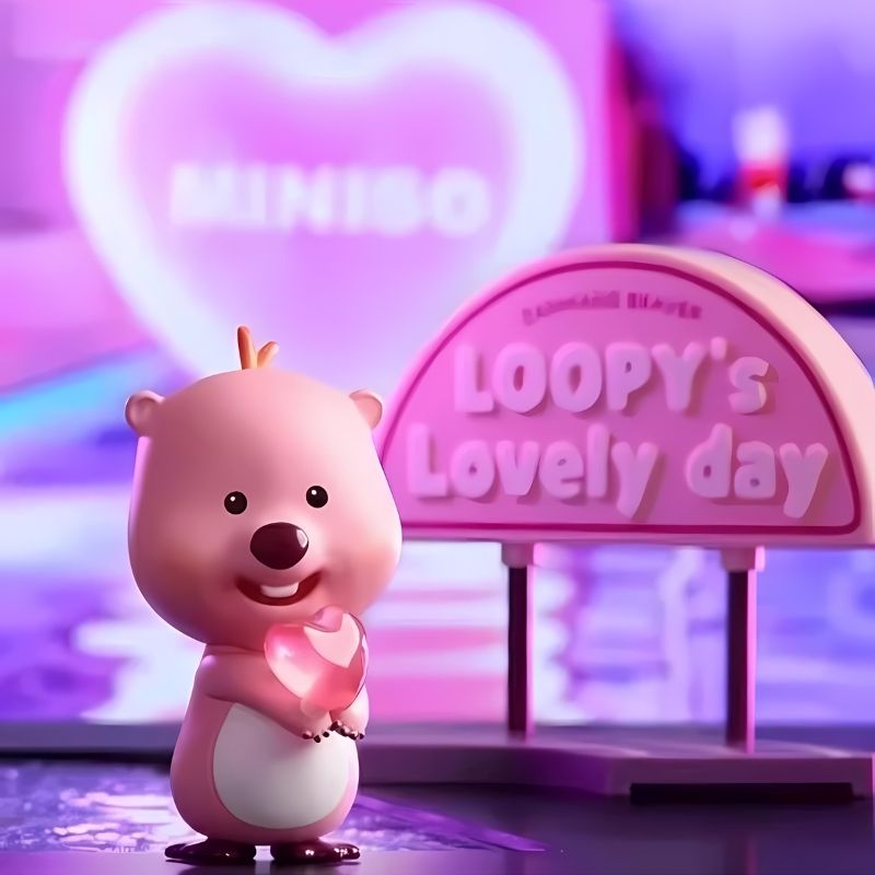 Mô hình đồ chơi Blind box Zanmang Loopy Series Neon Road MINISO