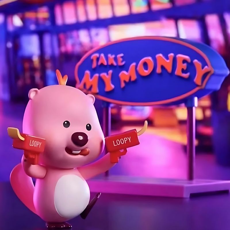 Mô hình đồ chơi Blind box Zanmang Loopy Series Neon Road MINISO