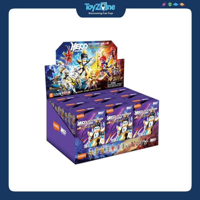 Mô hình đồ chơi Lắp ráp Blind box Herospire Galaxy Version Turbo 04 Clash Of God Model Kits BLOKEES