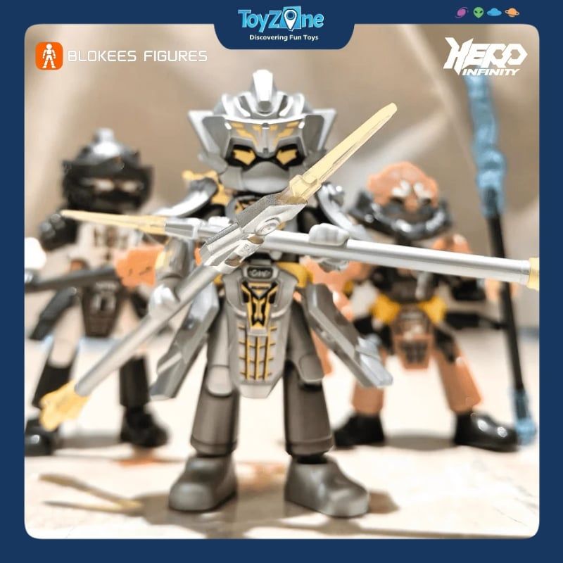 Mô hình đồ chơi Lắp ráp Blind box Herospire Galaxy Version Turbo 04 Clash Of God Model Kits BLOKEES
