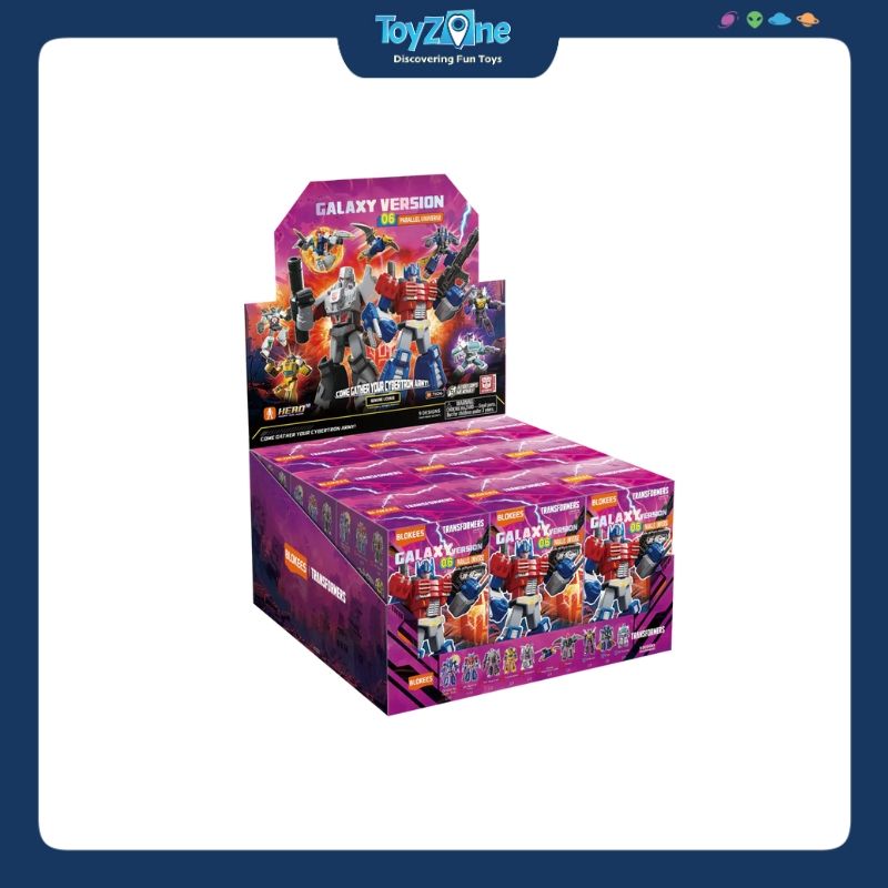 Mô hình đồ chơi Lắp ráp Blind box Transformers Galaxy Version 06 Parallel Universe Model Kits BLOKEES