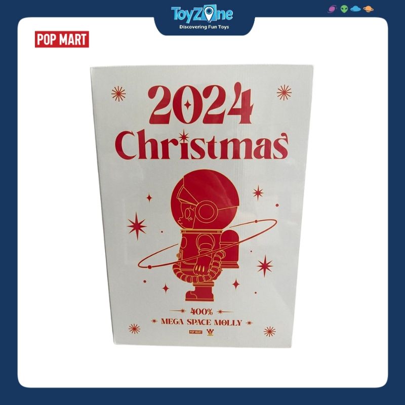 Mô hình đồ chơi Mega Space Molly 400% Christmas 2024  ( Molly Giáng Sinh 400% ) POP MART