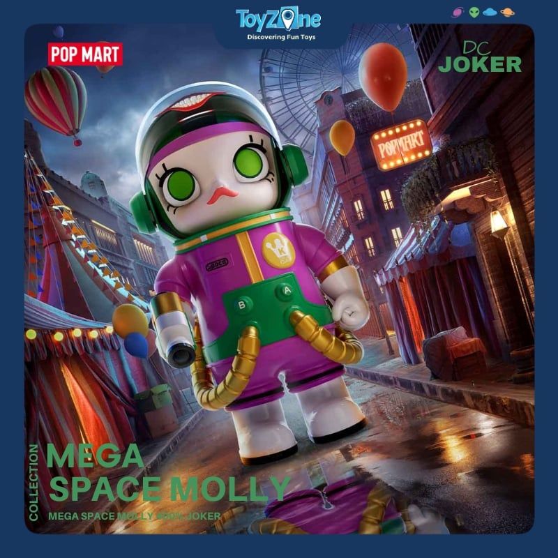 Mô hình đồ chơi Mega Space Molly 400% Joker POP MART