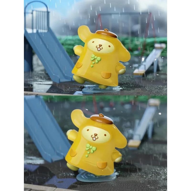 Mô hình đồ chơi nhân vật Sanrio Raining Day Raincoat LANGBOWANG