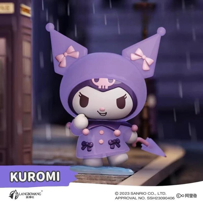 Mô hình đồ chơi nhân vật Sanrio Raining Day Raincoat LANGBOWANG
