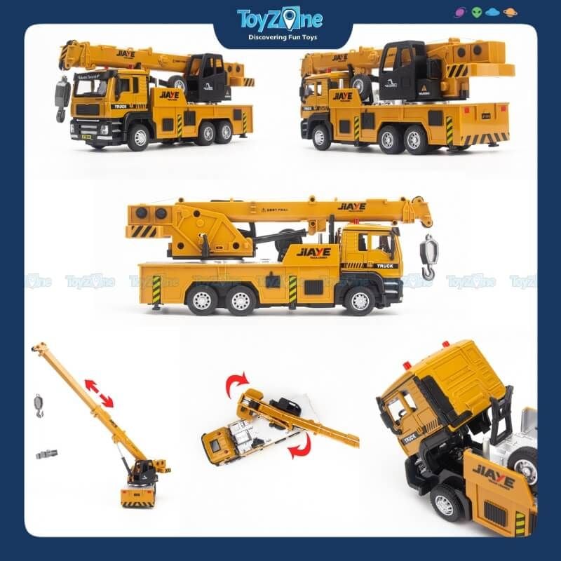 Mô hình đồ chơi Xe công trình có đèn JIAYE