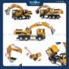 Mô hình đồ chơi Xe công trình có đèn JIAYE