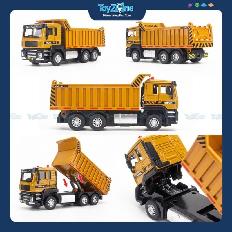 Mô hình đồ chơi Xe công trình có đèn JIAYE