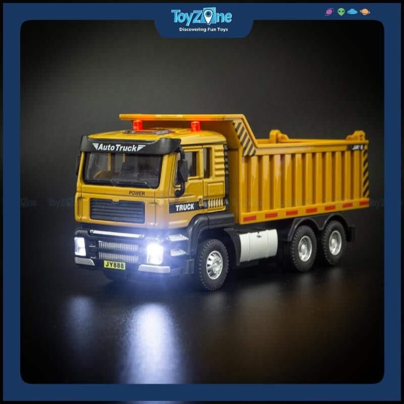 Mô hình đồ chơi Xe công trình có đèn JIAYE