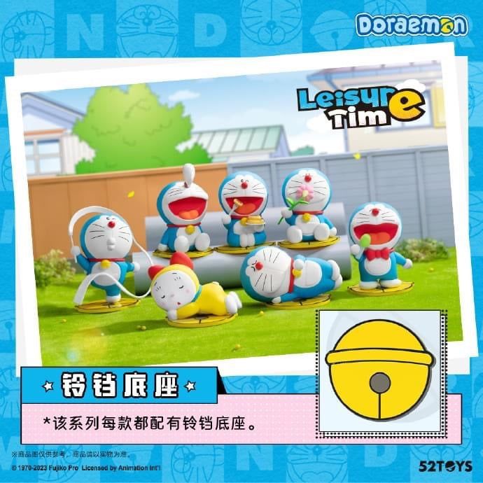 Mô hình đồ chơi Blind box Doraemon Leisure Time - 52TOYS