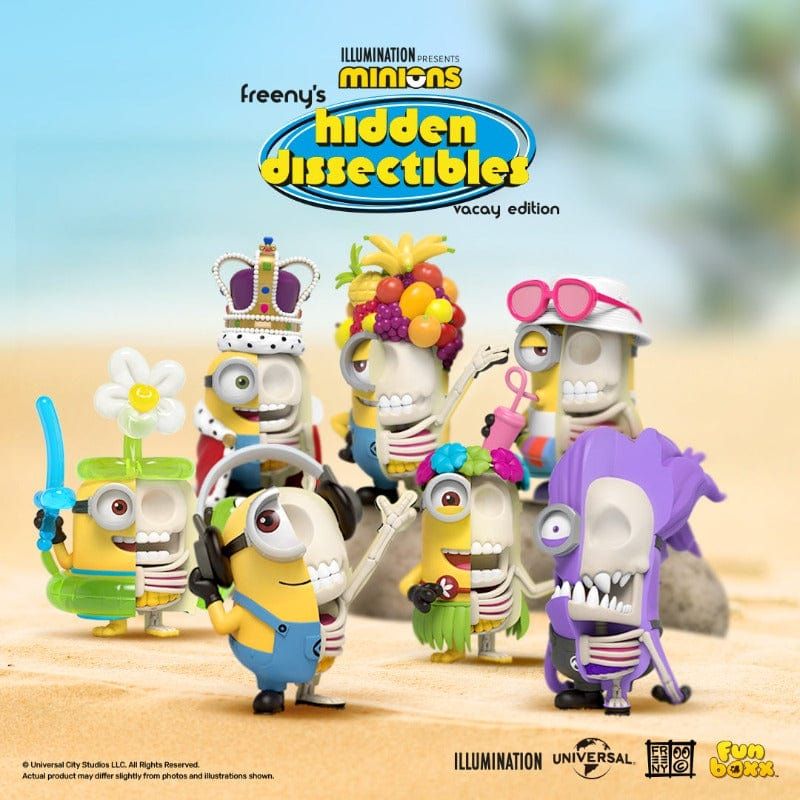 Mô hình đồ chơi Blind box Freeny's Hidden Dissectibles Minions Series 01 Vacay Edition MIGHTY JAXX