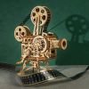 Mô hình gỗ lắp ráp 3D Vitascope (Máy Chiếu Phim) (Wood Color) - Robotime LK601 - WP004