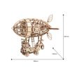 Mô hình gỗ lắp ráp 3D Airship (Xe Đua Khinh Khí Cầu) (Wood Color) - Robotime TG407 - WP059