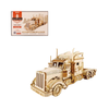 Mô hình gỗ lắp ráp 3D Heavy Truck (Xe Đầu Kéo) (Wood Color) - Robotime MC502 - WP033