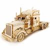 Mô hình gỗ lắp ráp 3D Heavy Truck (Xe Đầu Kéo) (Wood Color) - Robotime MC502 - WP033