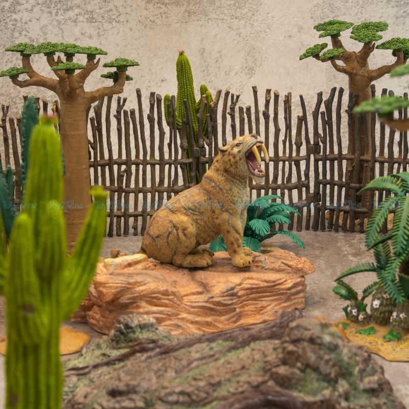 Mô hình hổ răng kiếm Machairodus TNG