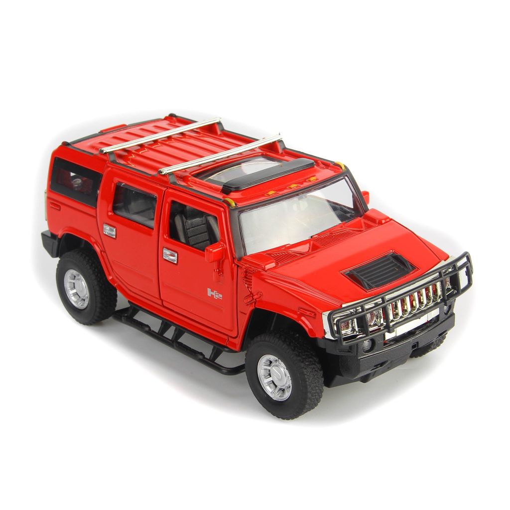 Mô hình xe Hummer H2 Dark Red 1:32 MZ