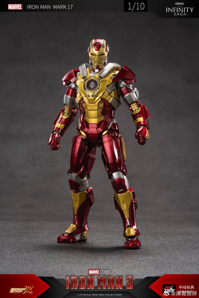 Mô hình Iron Man Mark 17 (MK17) 1:10 ZDToys