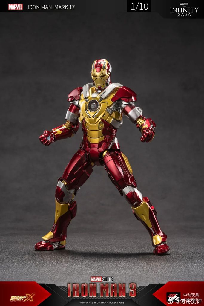 Mô hình Iron Man Mark 17 (MK17) 1:10 ZDToys