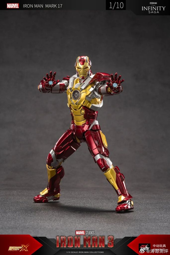 Mô hình Iron Man Mark 17 (MK17) 1:10 ZDToys