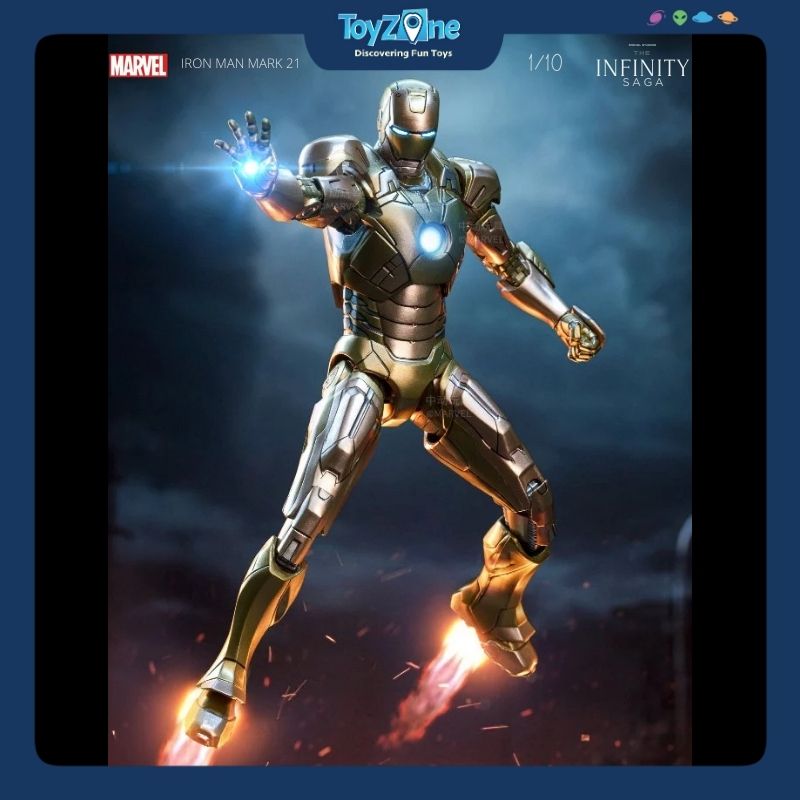  Mô hình Iron Man Mark 21 ( MK21 ) Midas 1:10 ZD TOYS 