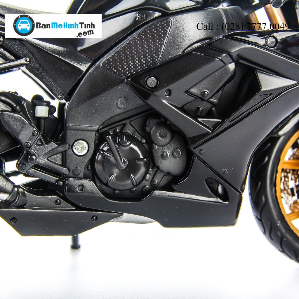  Mô hình xe mô tô Kawasaki Ninja ZX-10R 1:12 Maisto 