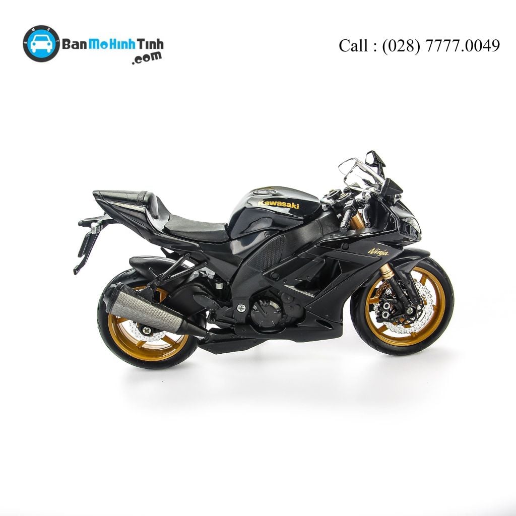  Mô hình xe mô tô Kawasaki Ninja ZX-10R 1:12 Maisto 