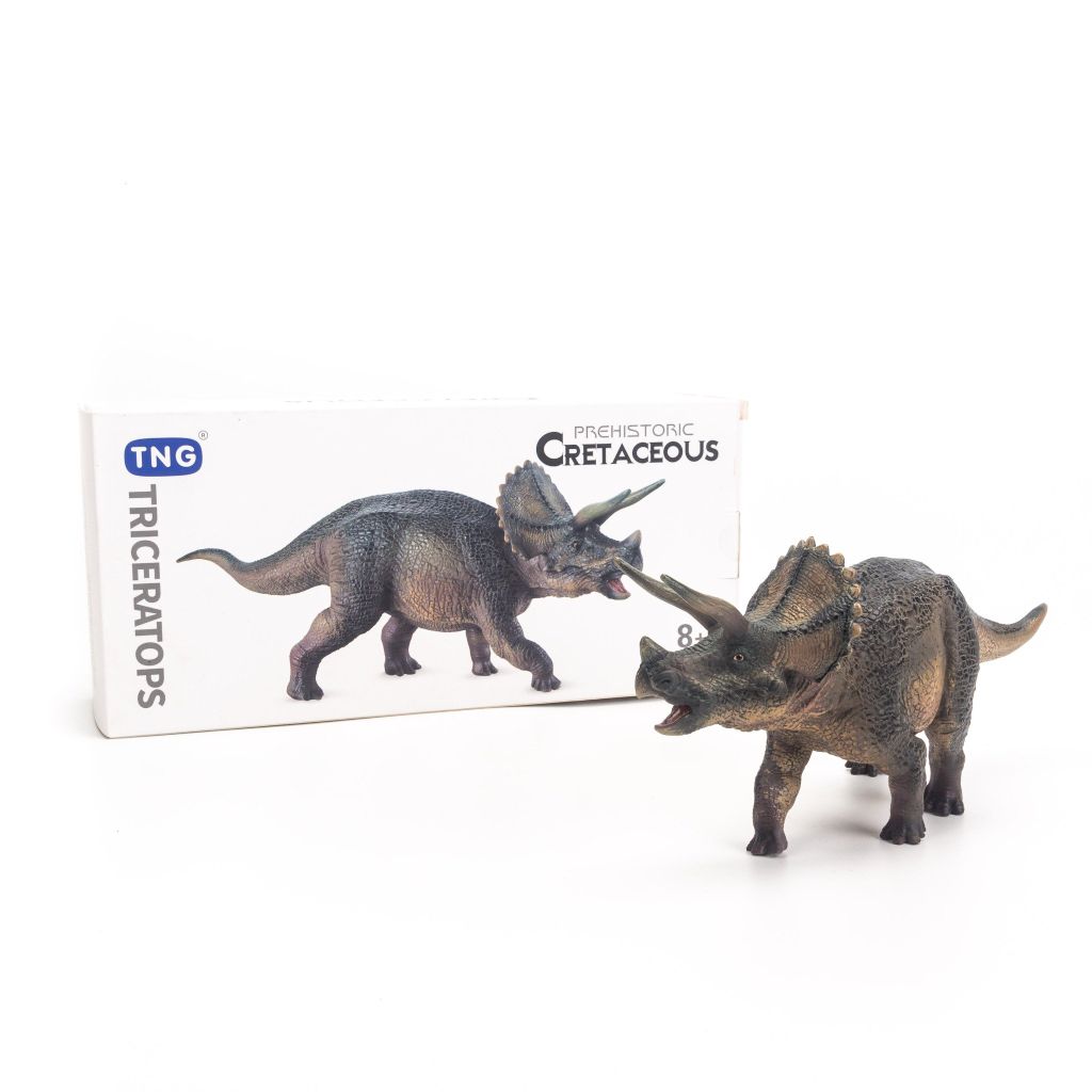 Mô hình khủng long 3 sừng Triceratops ( Tam giác long )  - T5008 - TNG
