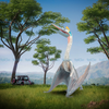 Mô hình khủng long bay Blue Quetzalcoatlus (Dực Long) - T5011 - TNG