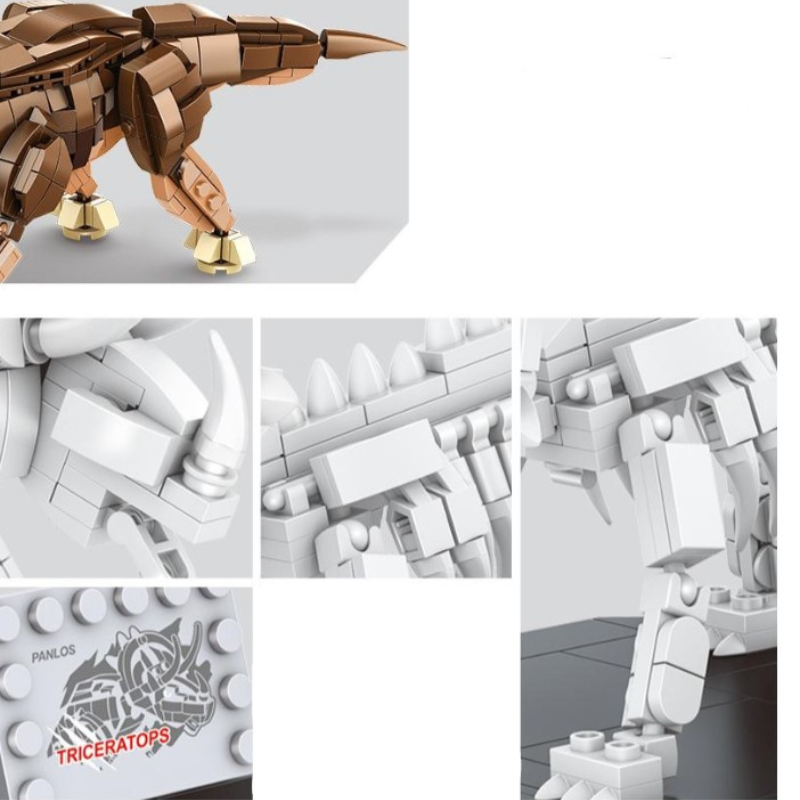  Mô hình đồ chơi lắp ráp Khủng Long Cổ Đại Panlos Brick 