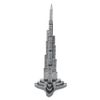 Mô hình kim loại lắp ráp 3D Burj Khalifa (Silver) - Metal Mosaic MP887