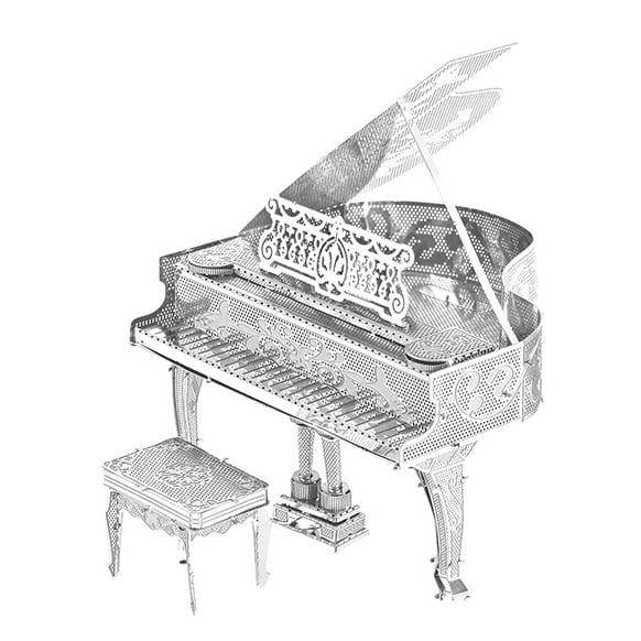 Chi tiết hơn 74 về mô hình kim loại 3d đàn piano mới nhất