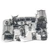  Mô hình kim loại lắp ráp 3D The Classical Gardens Of Suzhou (Tô Châu Viên Lâm) (Silver) - Metal Mosaic MP656 