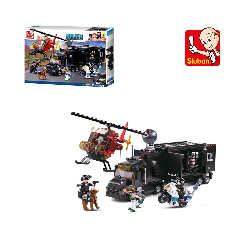 Bộ đồ chơi lắp ráp mô hình Cảnh Sát Sluban