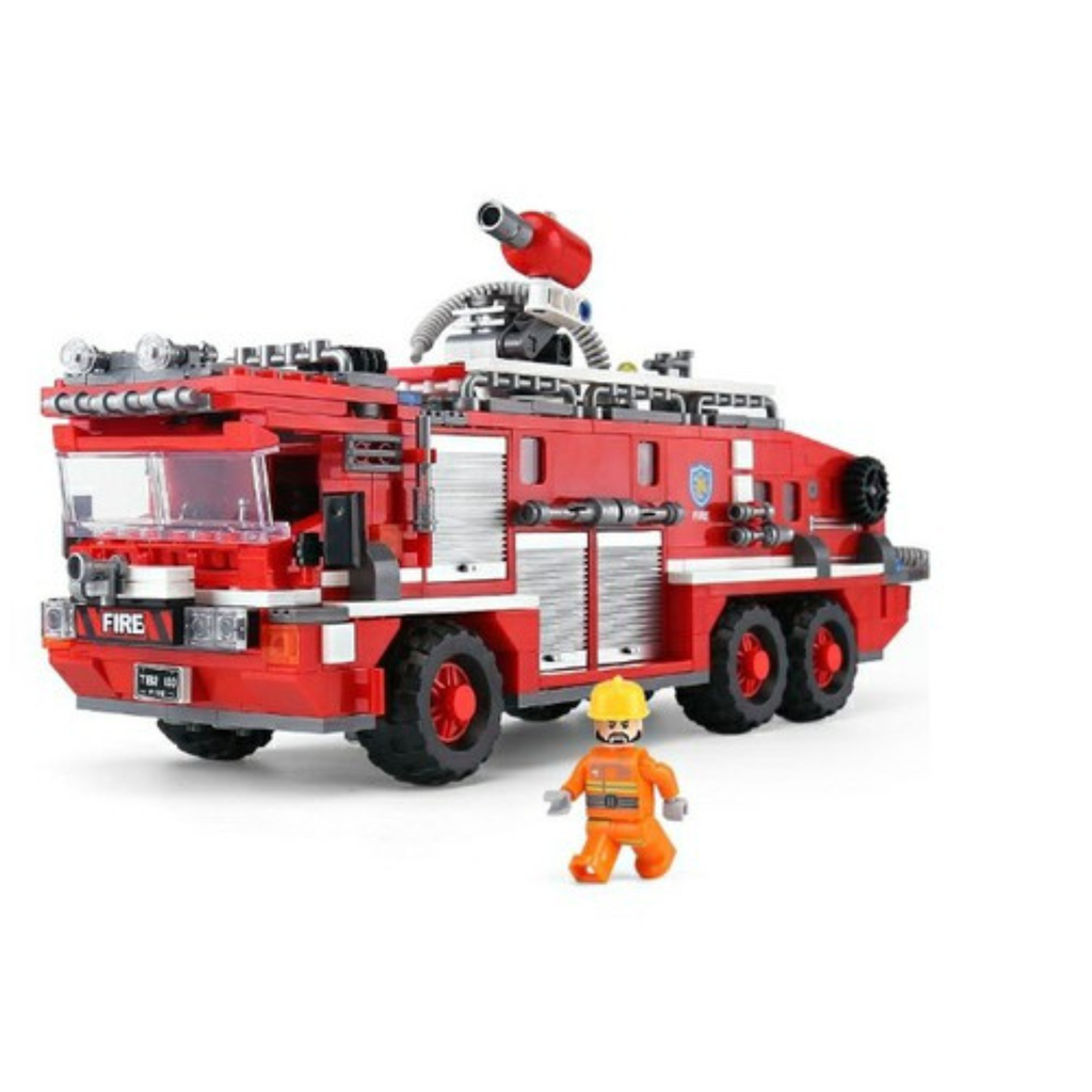 Bộ đồ chơi lắp ráp mô hình Xe Cứu Hỏa Fire Fighting XINGBAO
