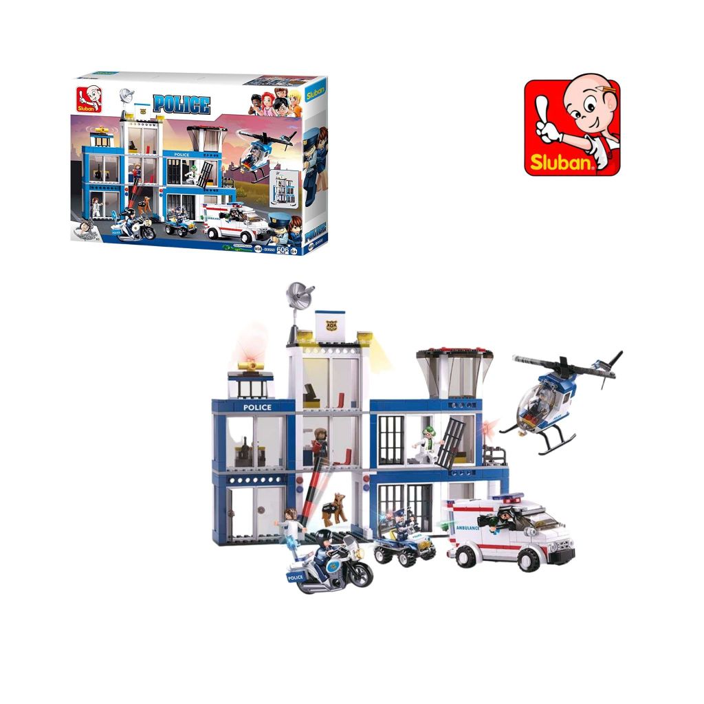 Mô hình lắp ráp Non Lego Cảnh Sát Sluban