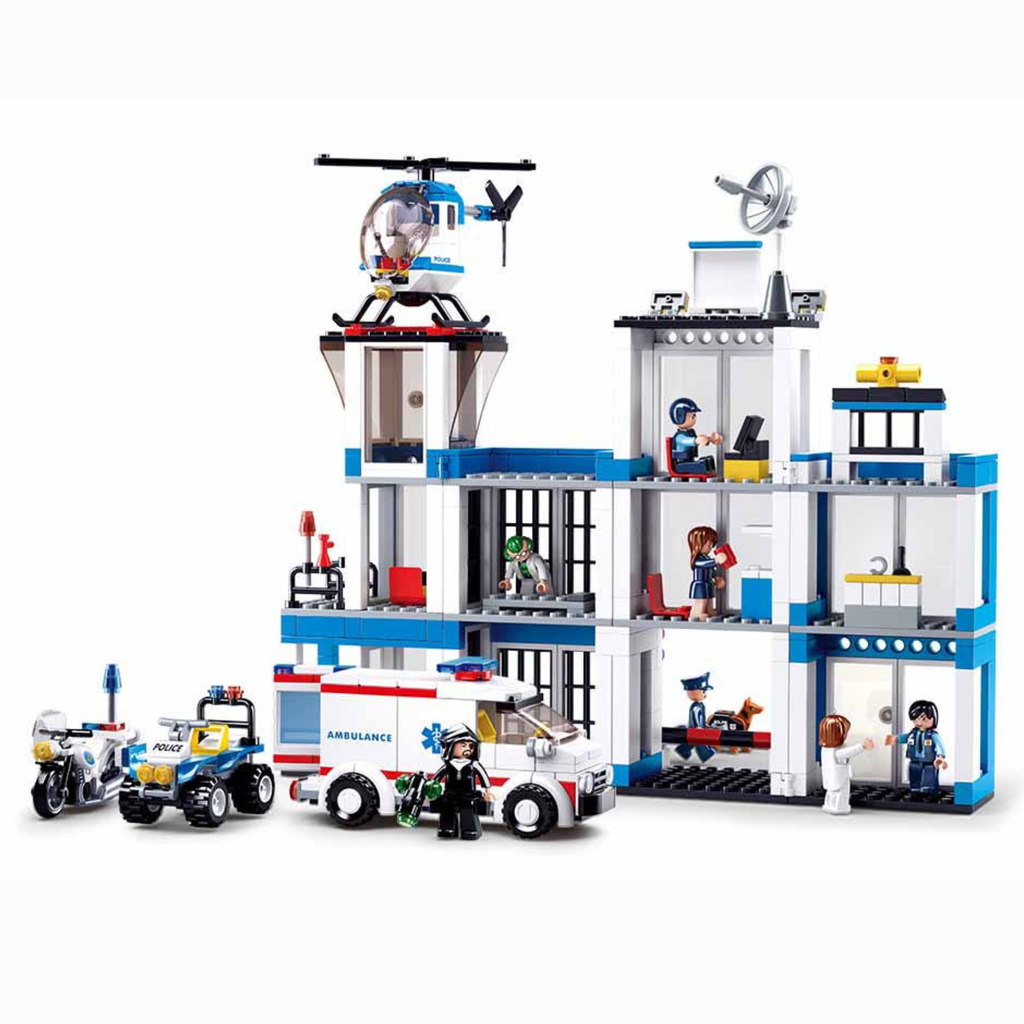 Bộ đồ chơi lắp ráp mô hình Cảnh Sát Sluban