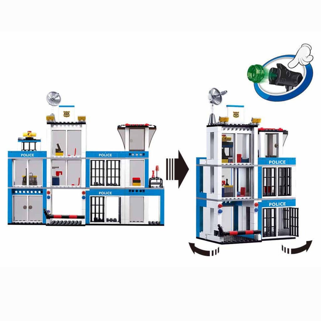 Bộ đồ chơi lắp ráp mô hình Cảnh Sát Sluban