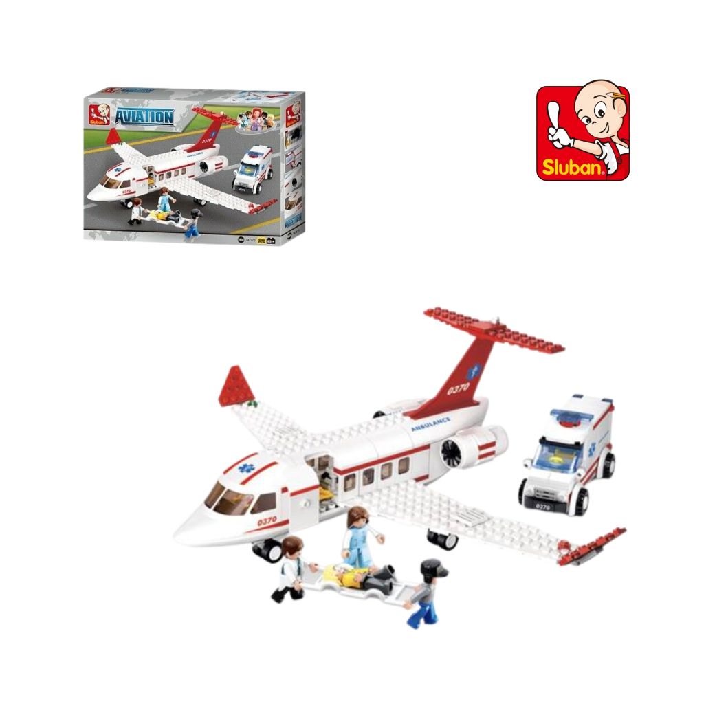 Bộ lắp ráp mô hình Máy Bay Vận Chuyển Sluban