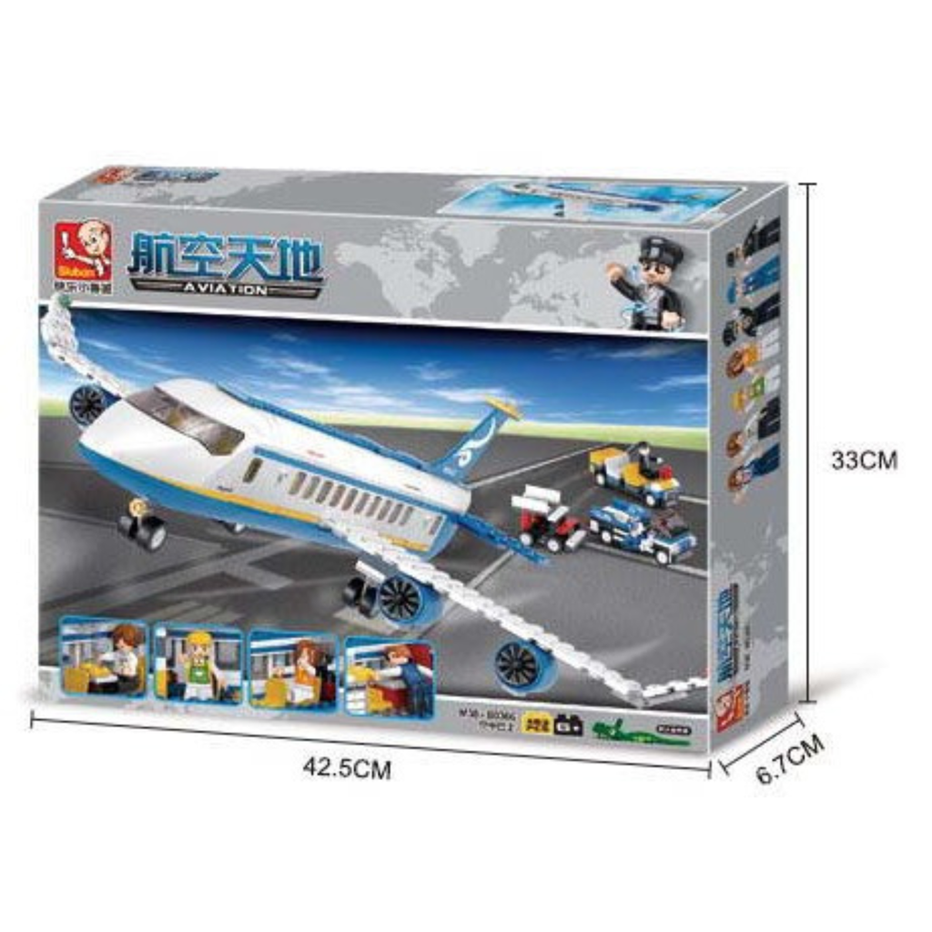 Bộ lắp ráp mô hình Máy Bay Vận Chuyển Sluban