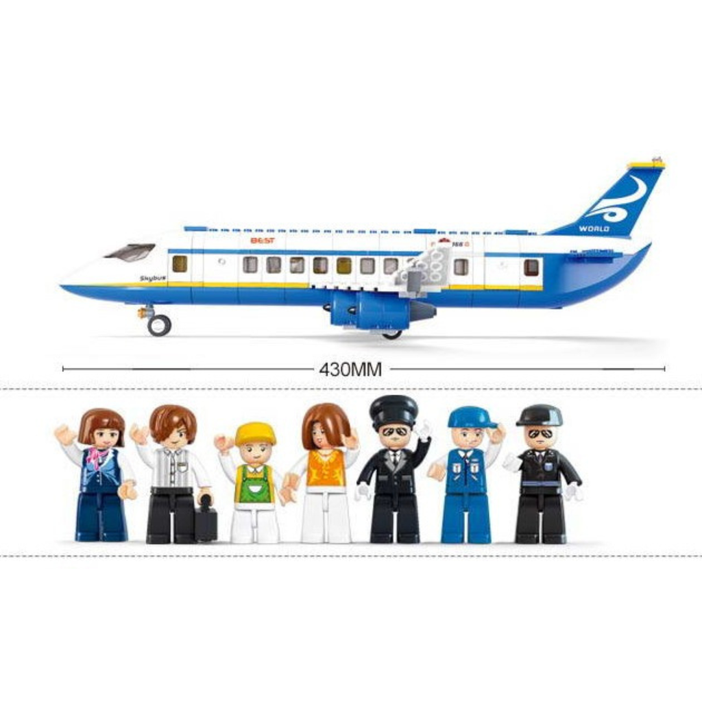 Bộ lắp ráp mô hình Máy Bay Vận Chuyển Sluban