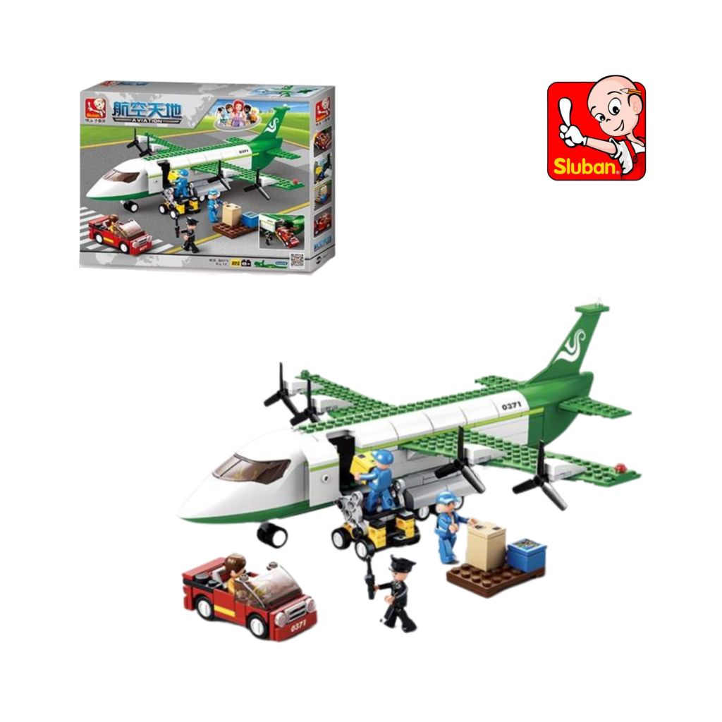 Bộ lắp ráp mô hình Máy Bay Vận Chuyển Sluban