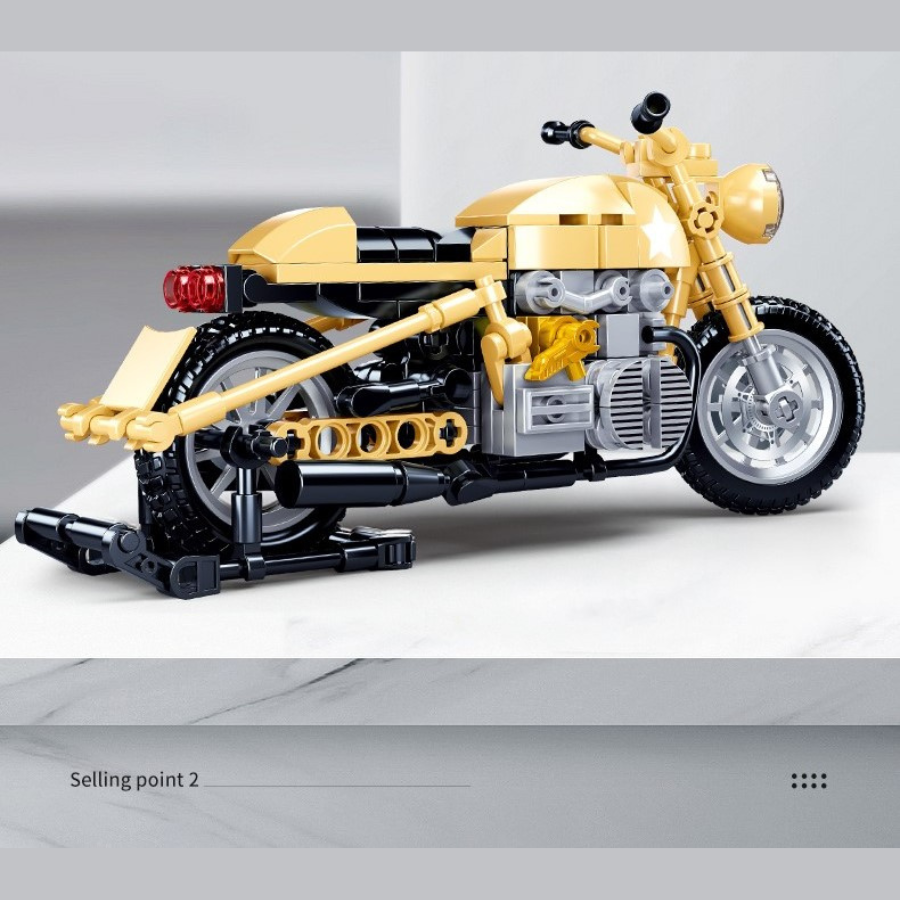 Đồ chơi lắp ráp mô hình Moto ModelBricks SLUBAN