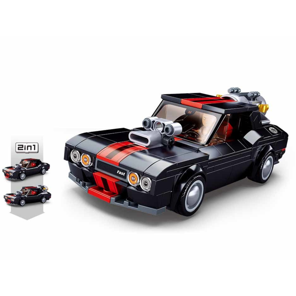 Bộ đồ chơi lắp ráp mô hình Xe Đua 2in1 ModelBricks SLUBAN