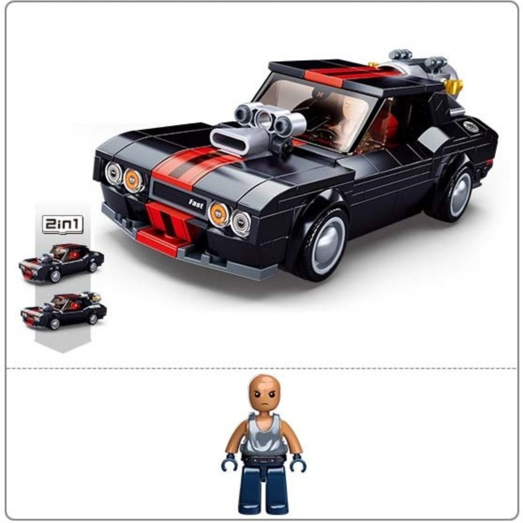 Bộ đồ chơi lắp ráp mô hình Xe Đua 2in1 ModelBricks SLUBAN