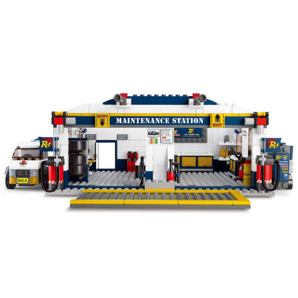  Bộ đồ chơi lắp ráp mô hình Cứu Hộ Xe Đua F1 SLUBAN 