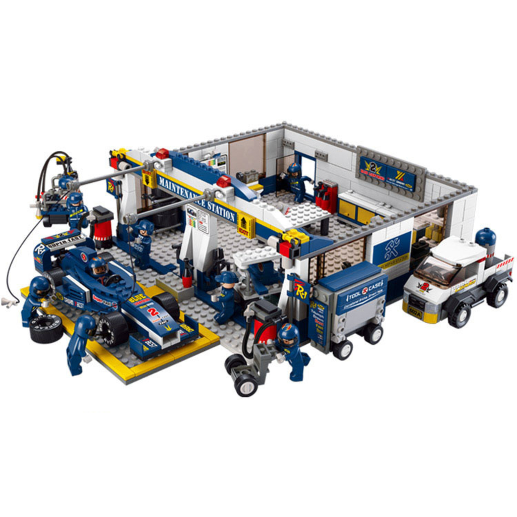  Bộ đồ chơi lắp ráp mô hình Cứu Hộ Xe Đua F1 SLUBAN 